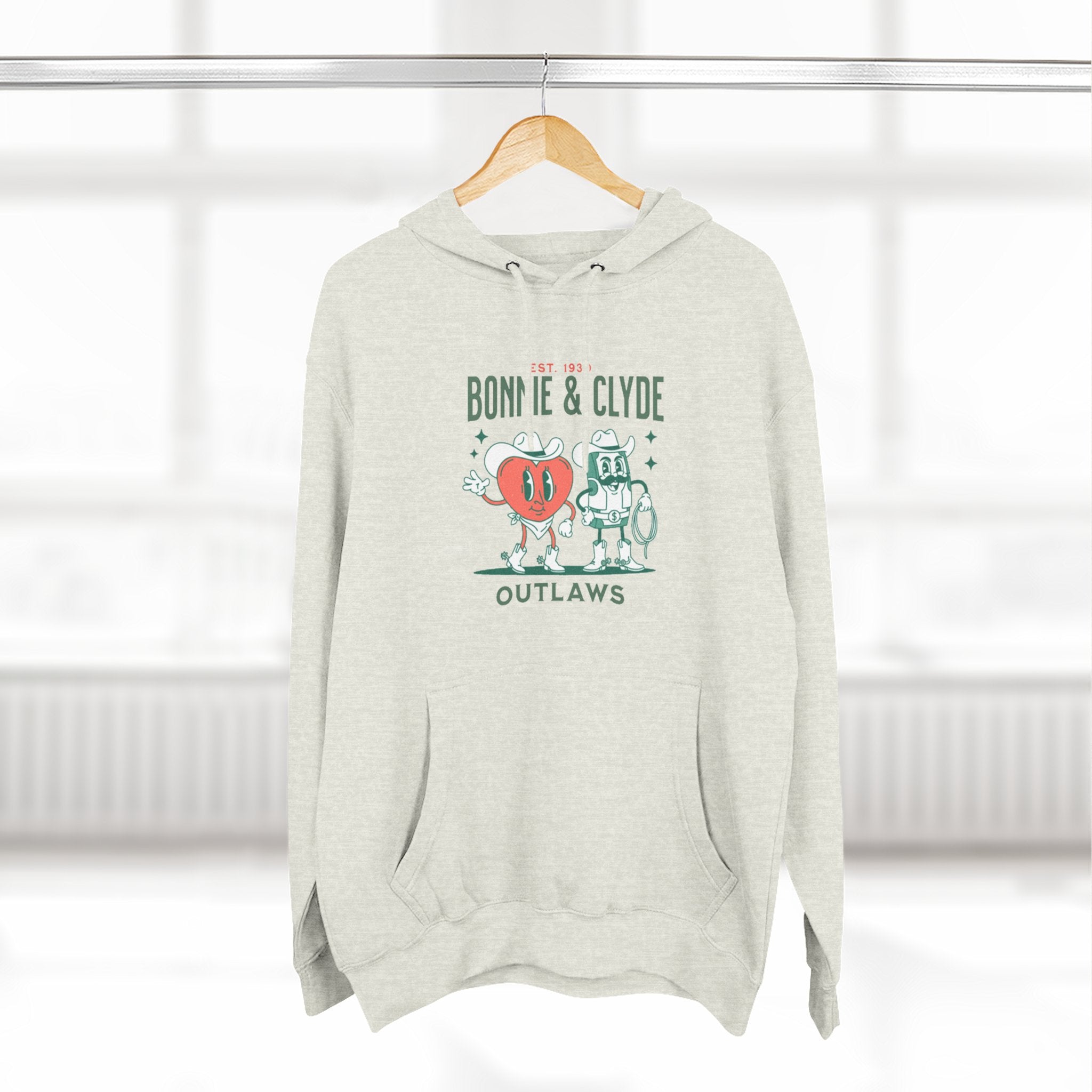 Bonnie & Clyde Outlaws Hoodie