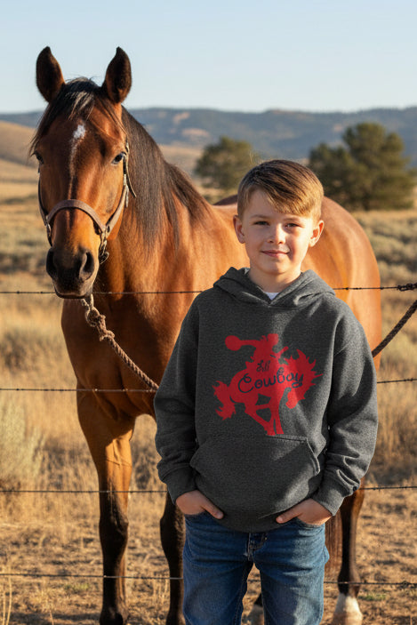 Lil Cowboy Toddler Pullover Fleece Hoodie