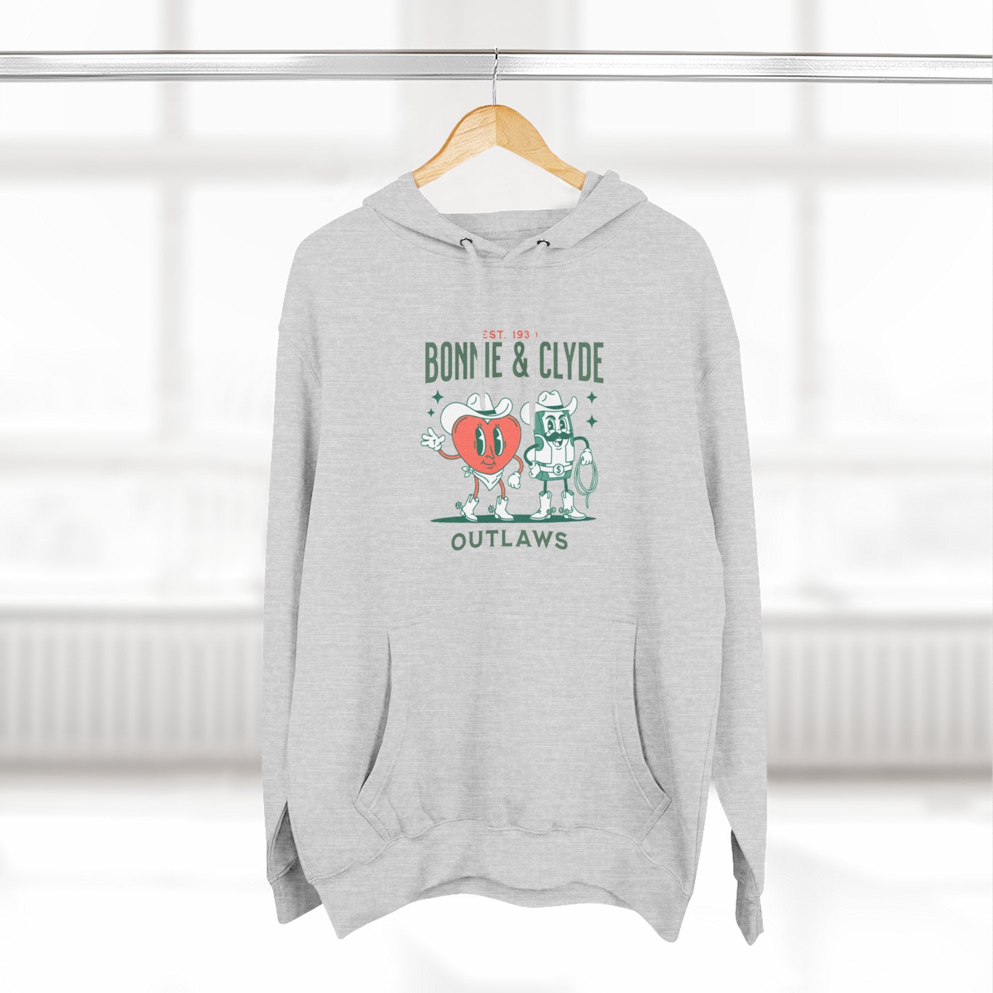 Bonnie & Clyde Outlaws Hoodie