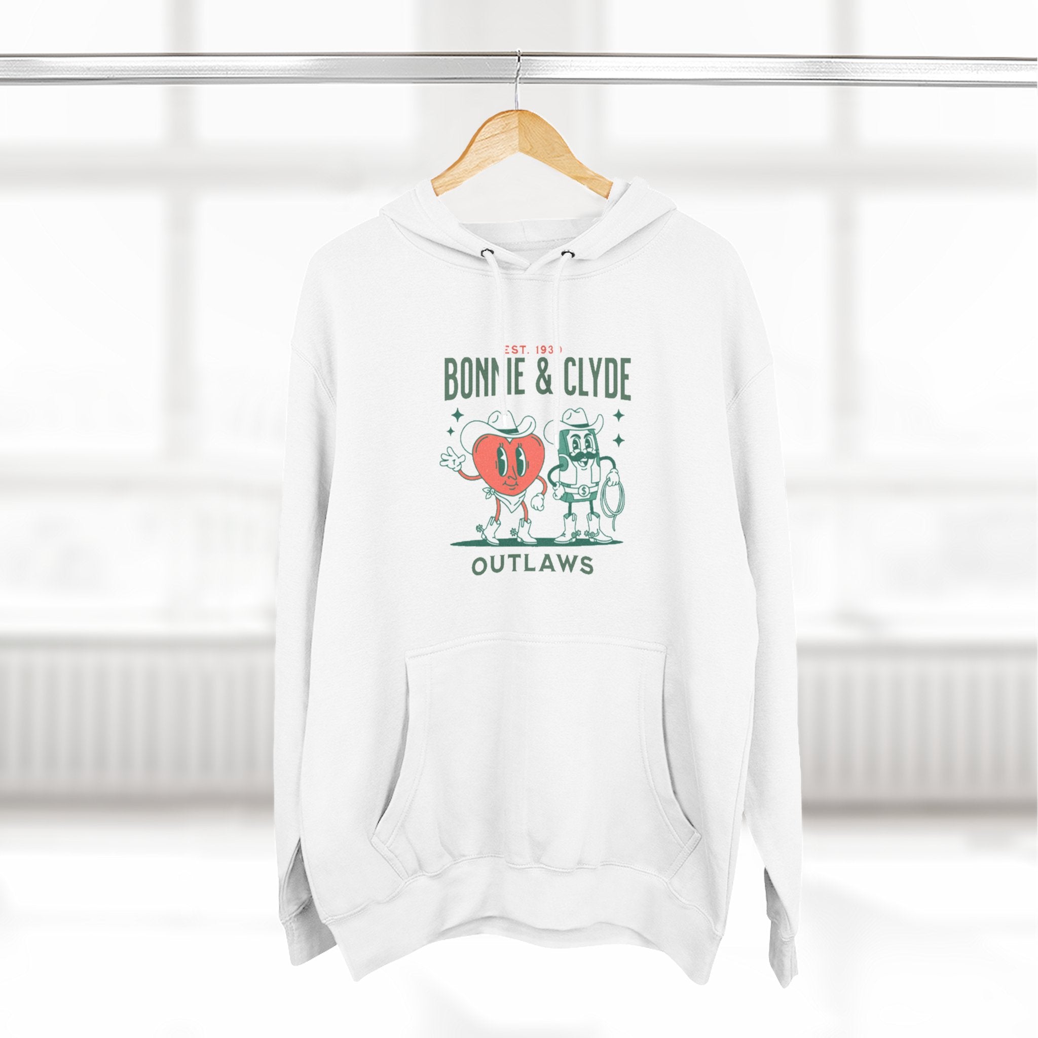 Bonnie & Clyde Outlaws Hoodie