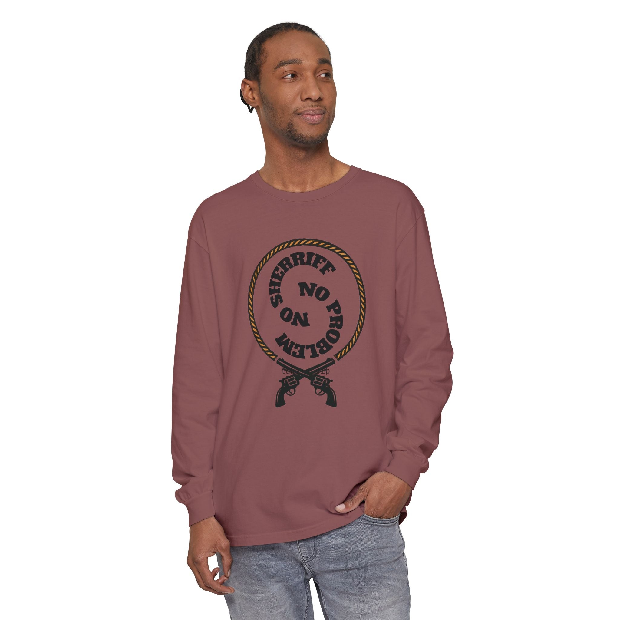 No Problem Sheriff Long Sleeve T-Shirt