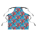 Cowgirl Riding Horse Apron — Retro Western Kitchen Apron