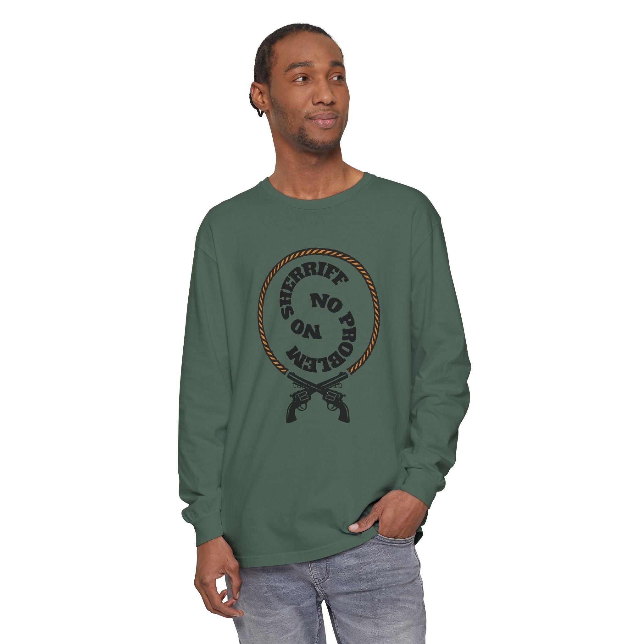 No Problem Sheriff Long Sleeve T-Shirt