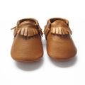 Baby Moccasins - Dark Caramel