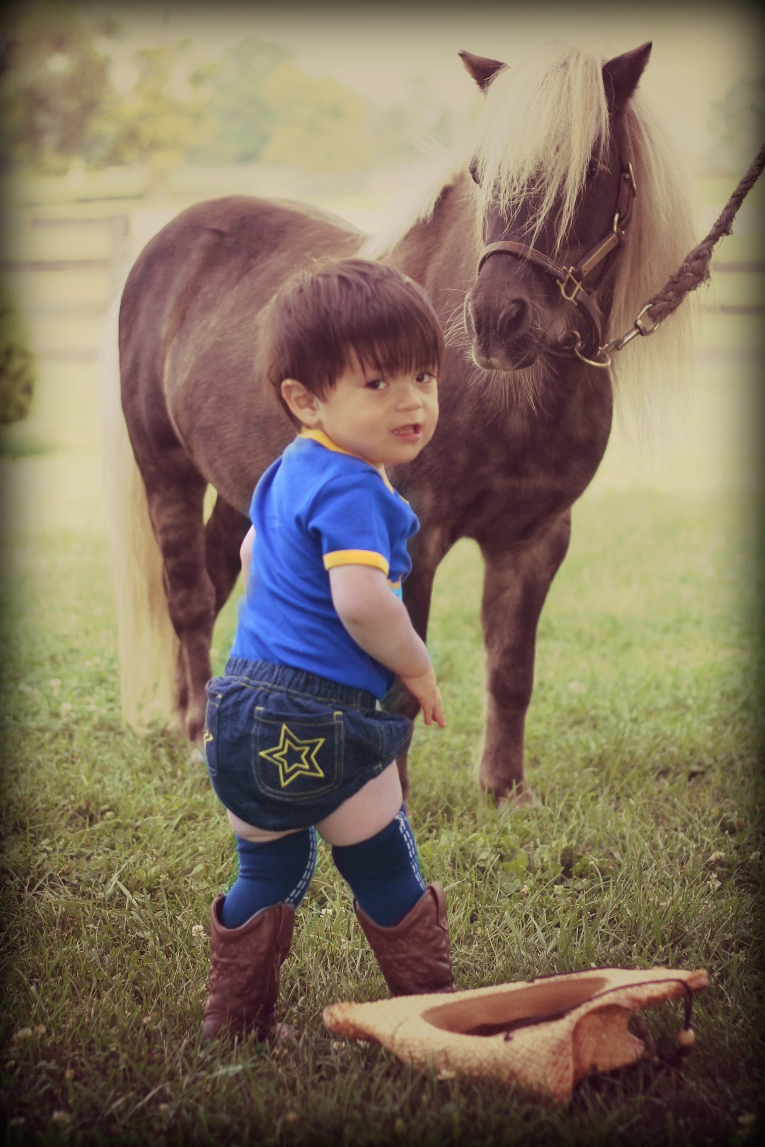 Blue Bronc Onsie