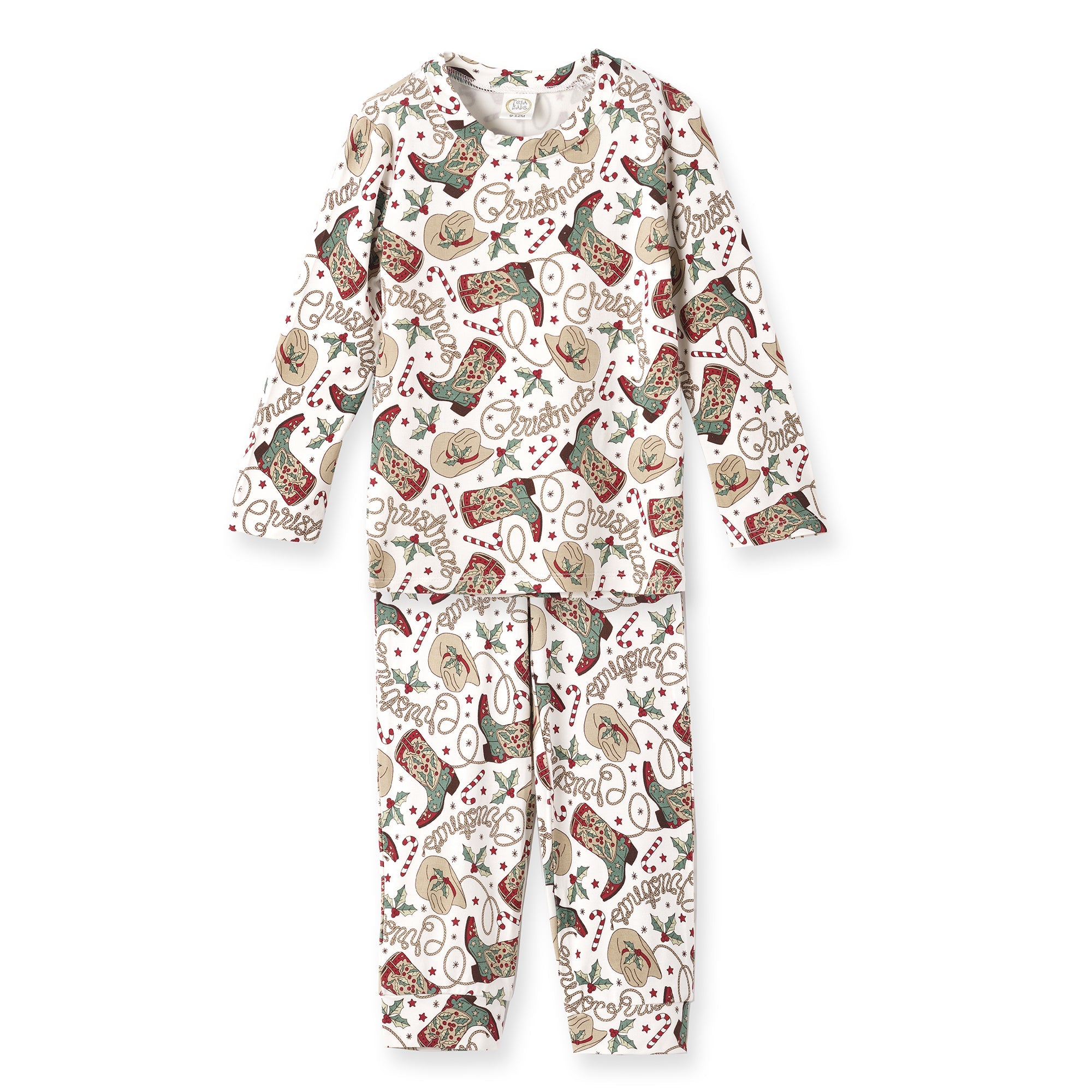 Western Christmas Family Matching Bamboo Pajamas - Cowboy