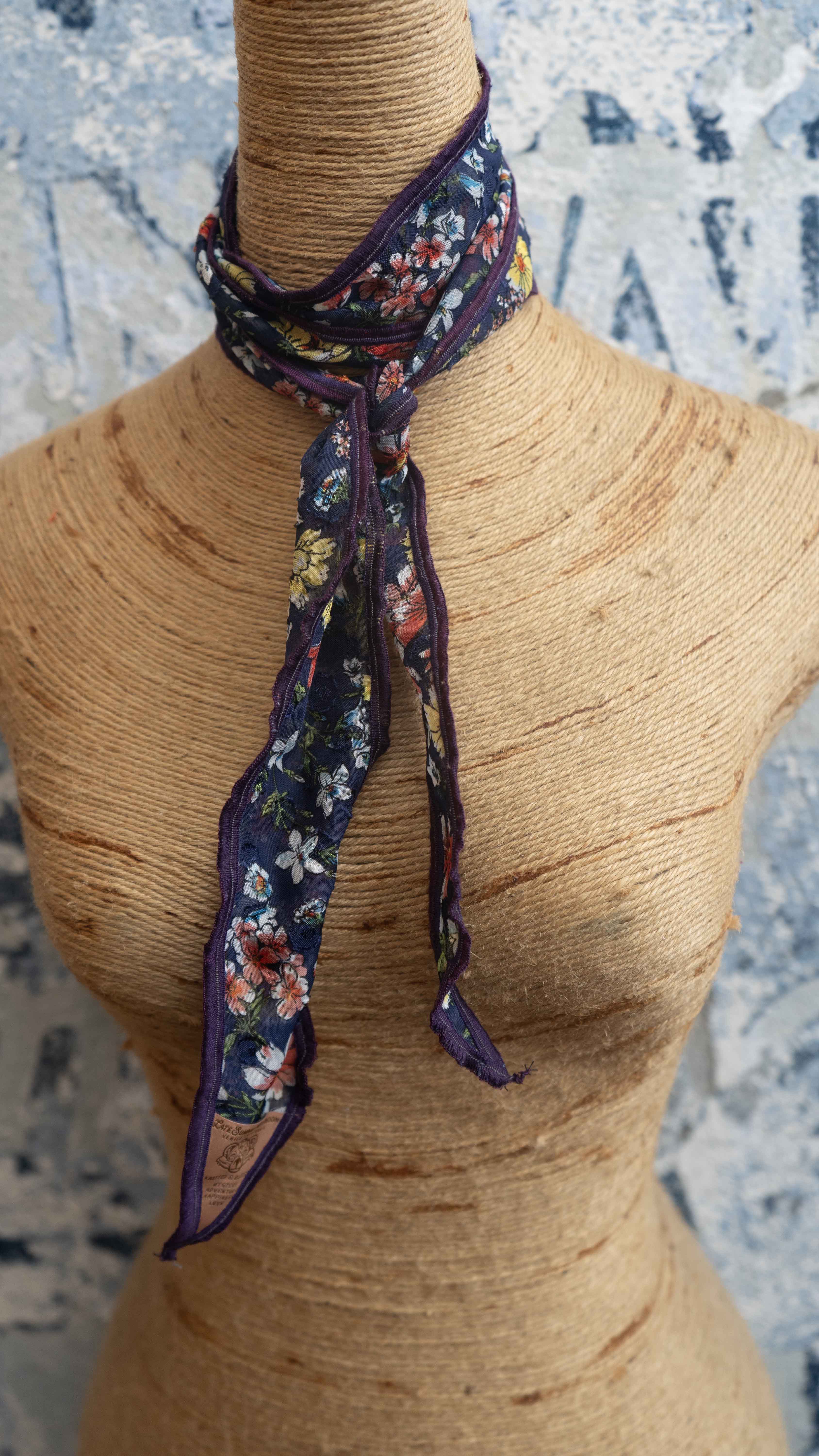 Madam Flower Neck Scarf
