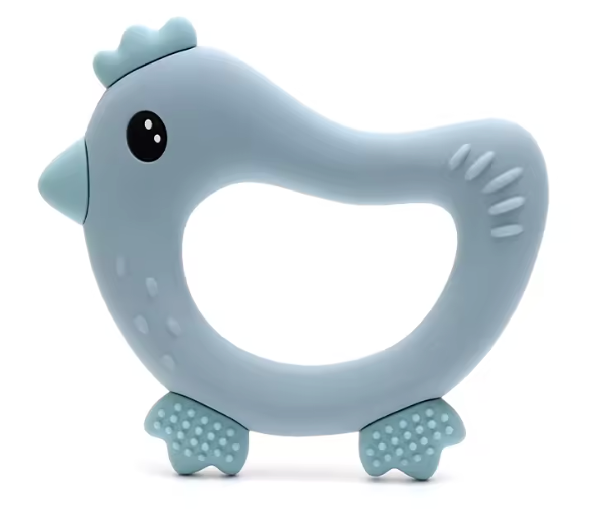 “Lil’ Ranch Rooster” Silicone Baby Teether