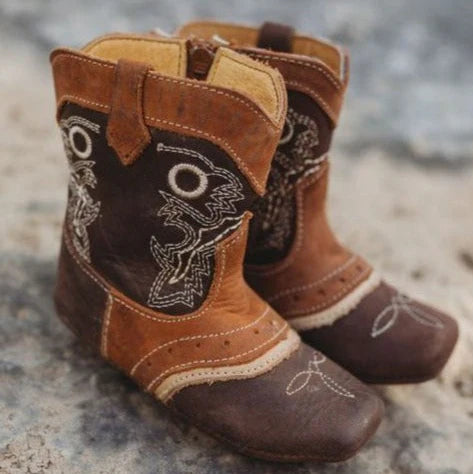 Two Toned Baby cowboy Boot