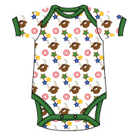 Bull Pattern Onesie