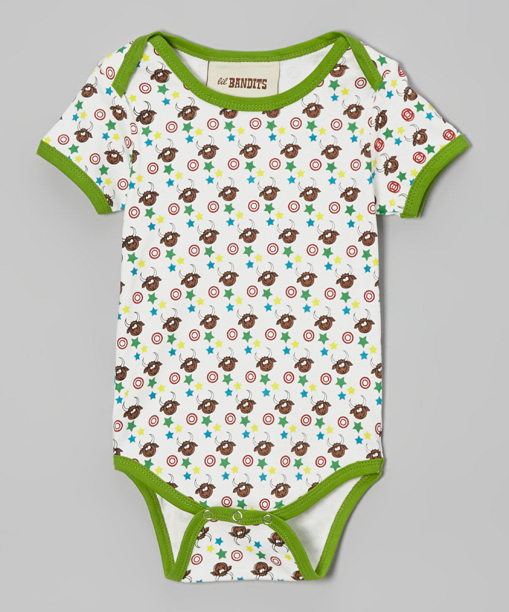 Bull Pattern Onesie