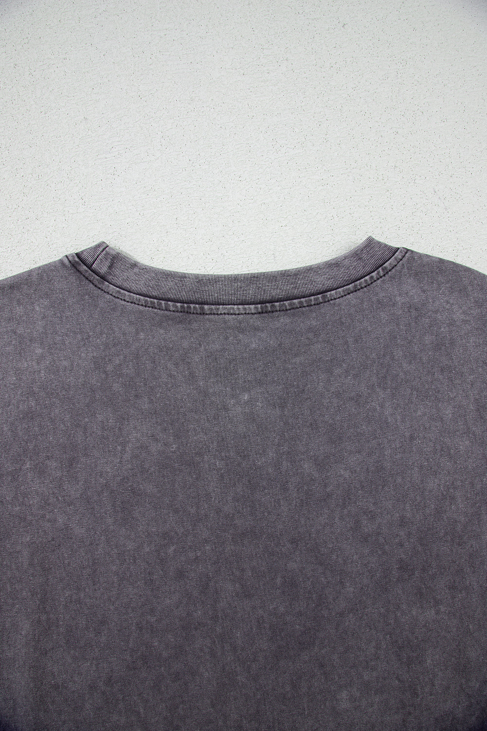 Medium Grey TEXAS Steer Head Graphic Mineral Wash Oversized T Shirt