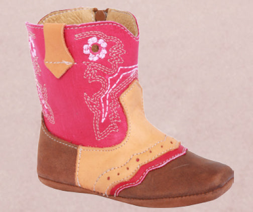 Hot Pink Cowgirl Baby Boots