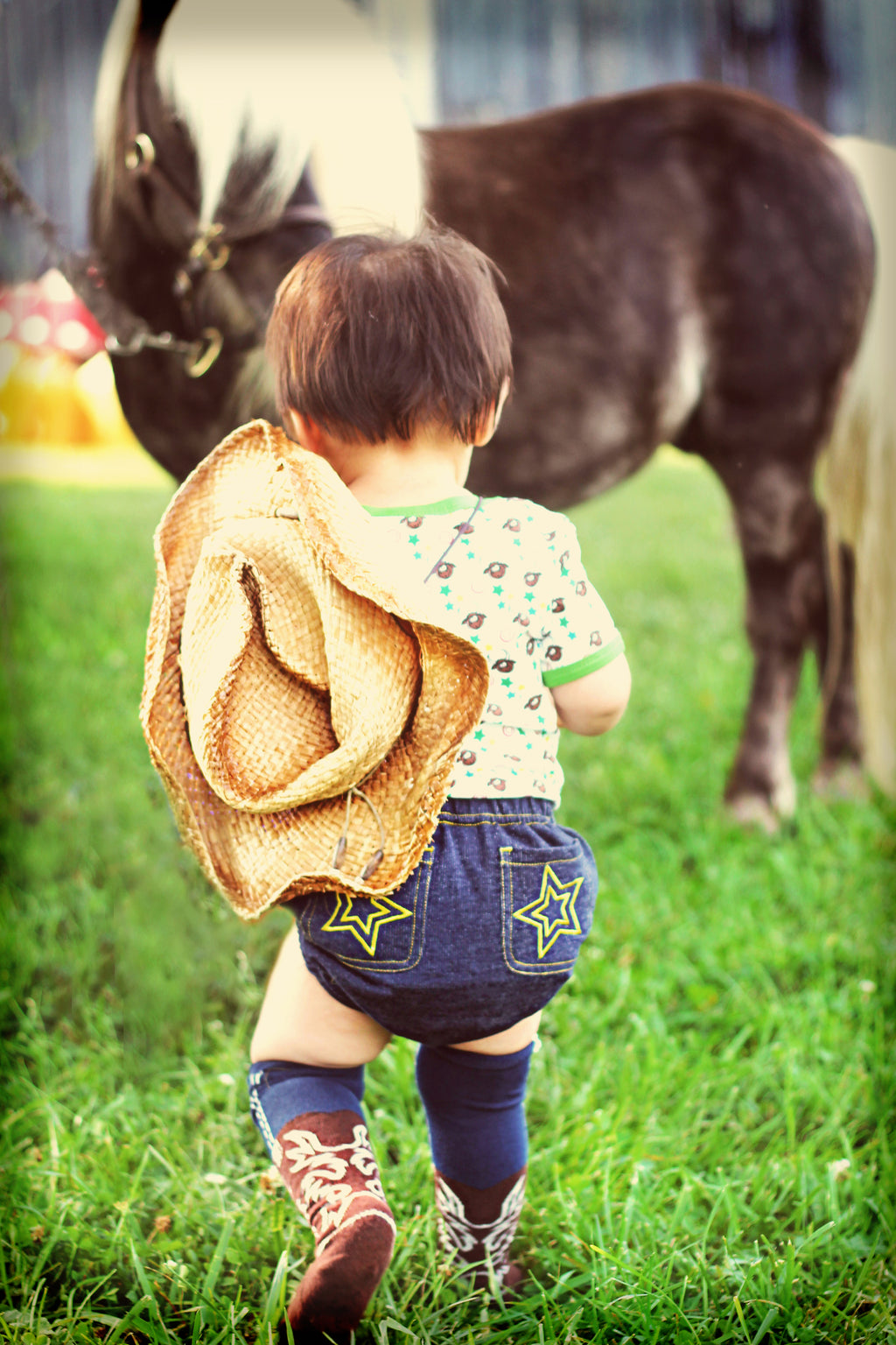 Bull Pattern Onesie