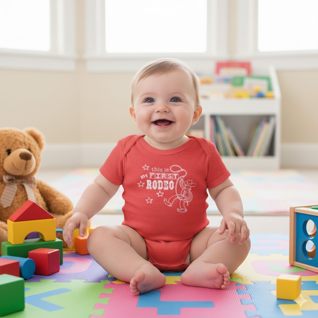 My First Rodeo Baby Onesie